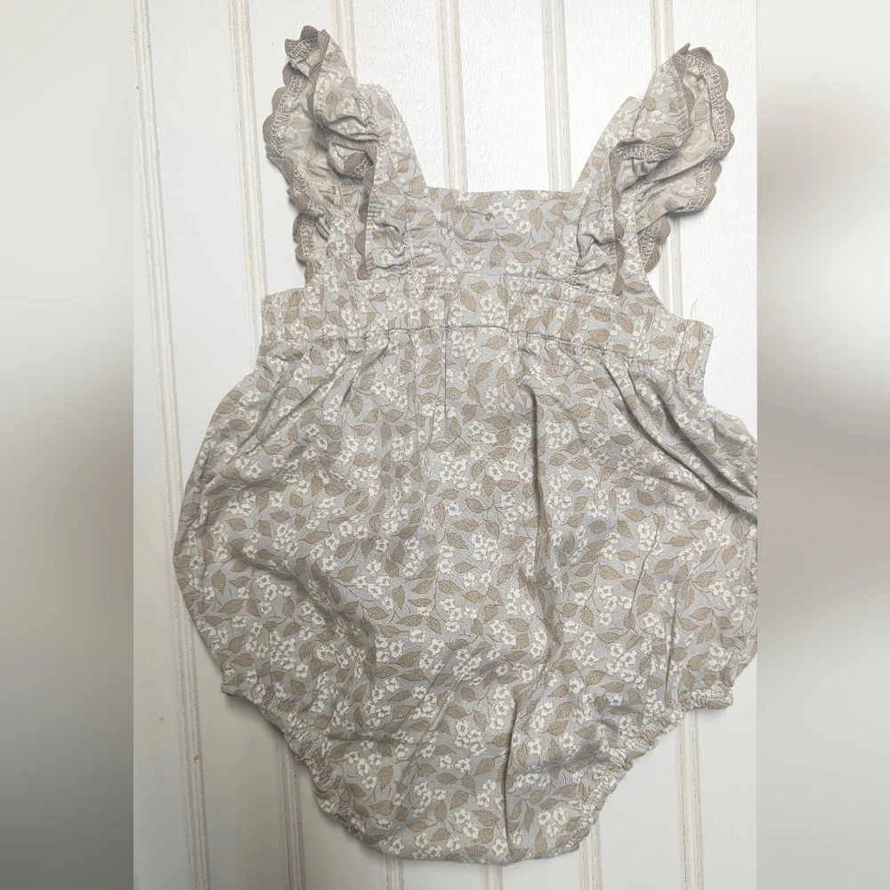Carter's Floral Baby Romper - Picture 5 of 5